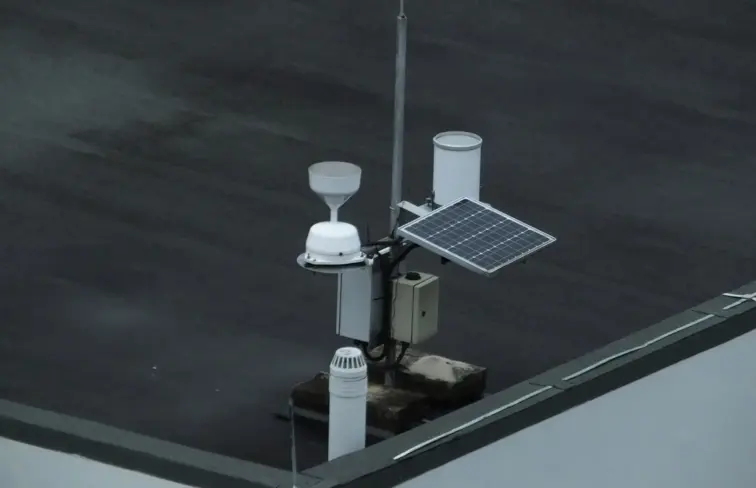 Exemplar de estação de monitorização climática
